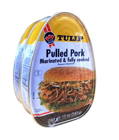 Tulip 2ca Pulled Pork Meat Marinated Fully Cooked Sandwich Spread Denmark Snack