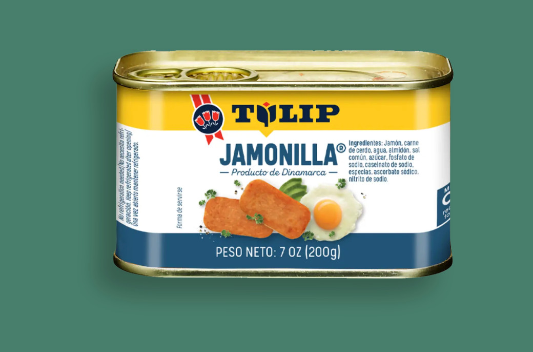 Pack of 2 -Tulip Classic Jamonilla 7 oz Cans, Cooked Pork Luncheon Meat