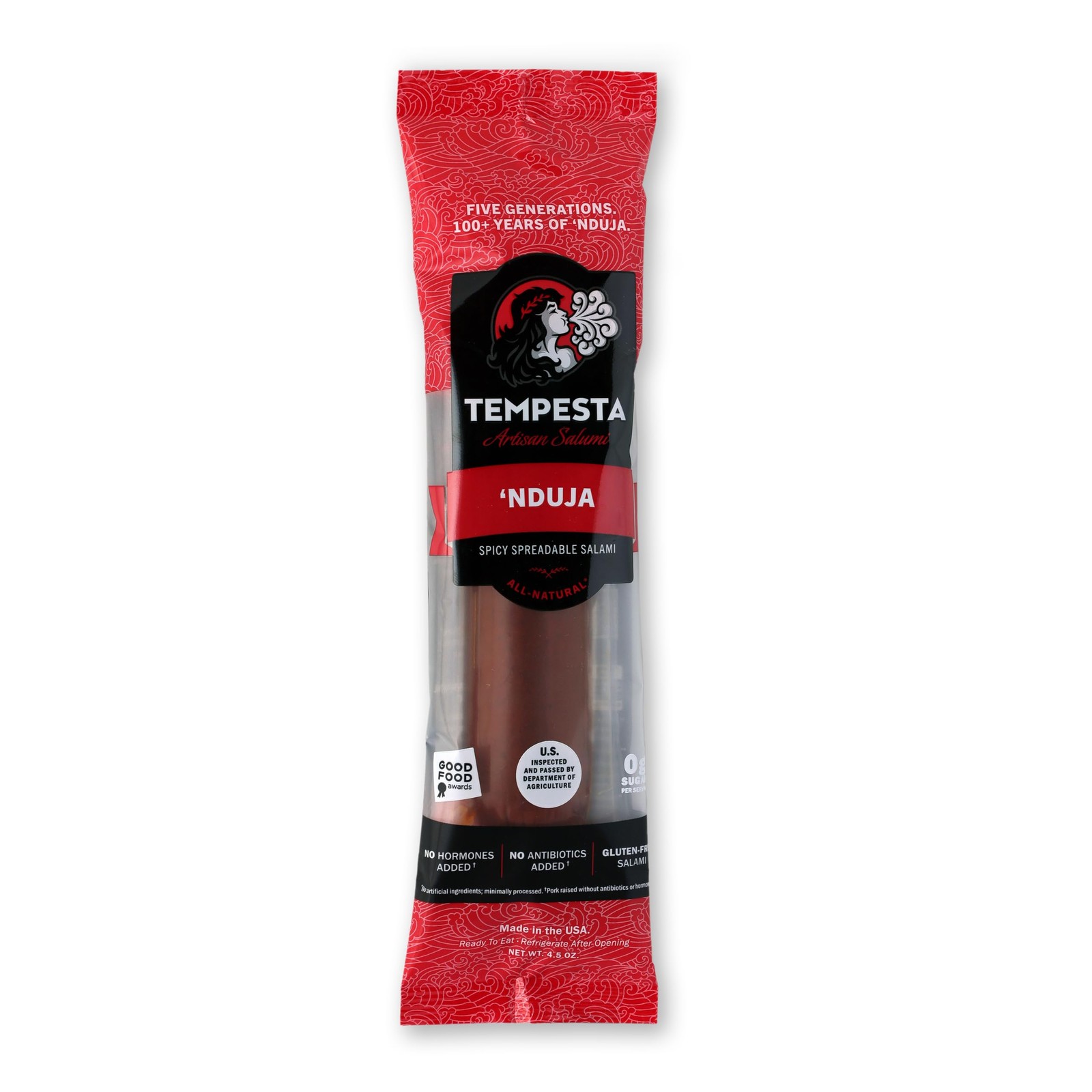 ‘Nduja Spicy Spreadable Salami 4.5 oz