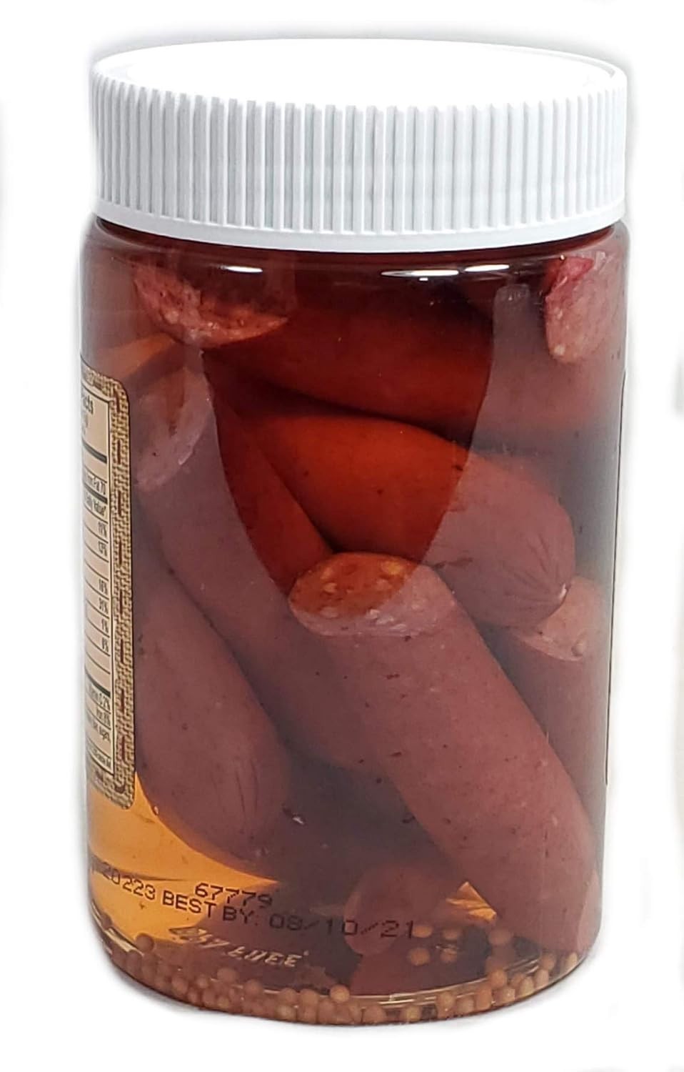 The Dutch Kettle Smoked Pickled Polish Sausage Amish | 2/8 OZ Jars | 2-Pack