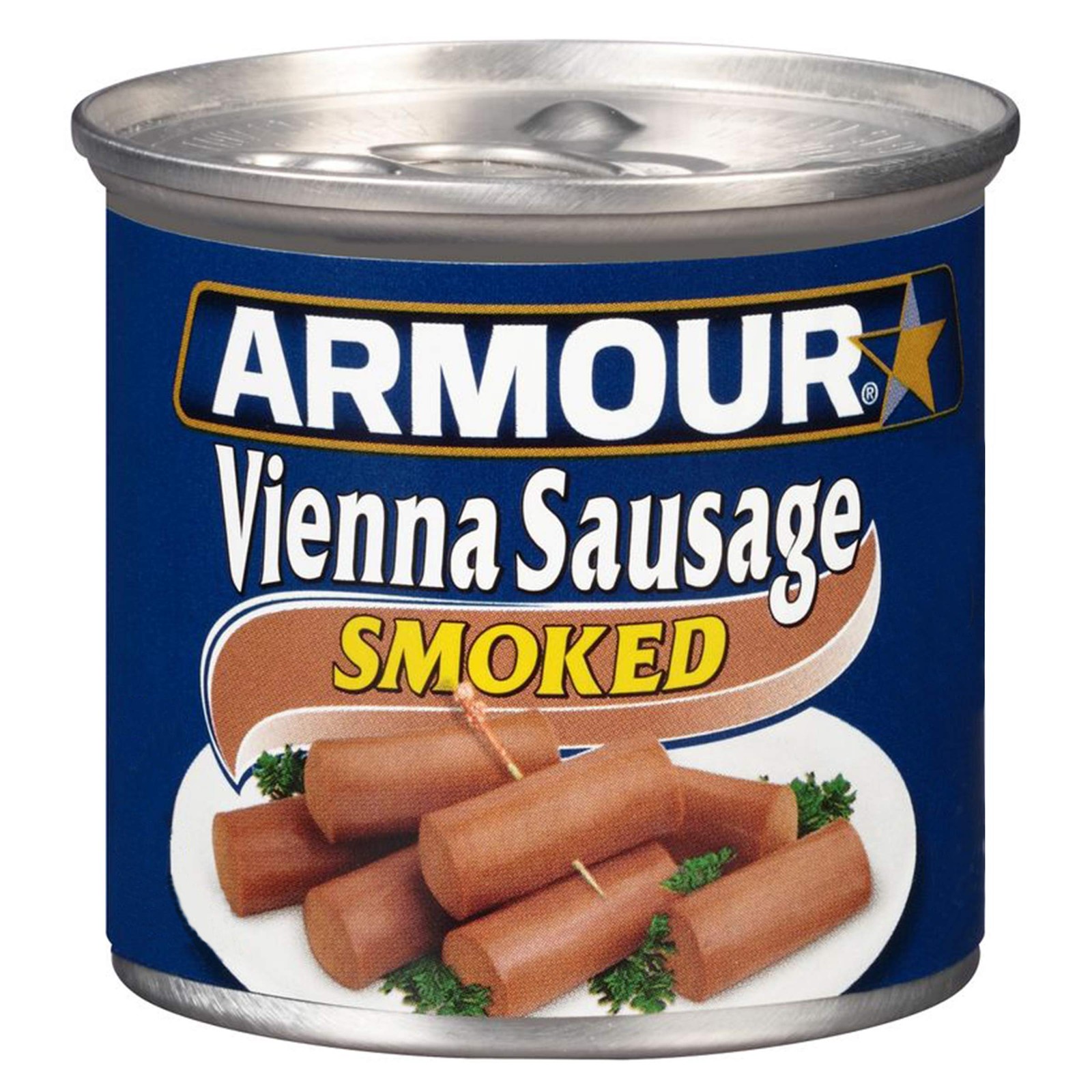 Armour Star Vienna Sausage, Smoked, Canned 4.6 Ounce (Pack of 24)