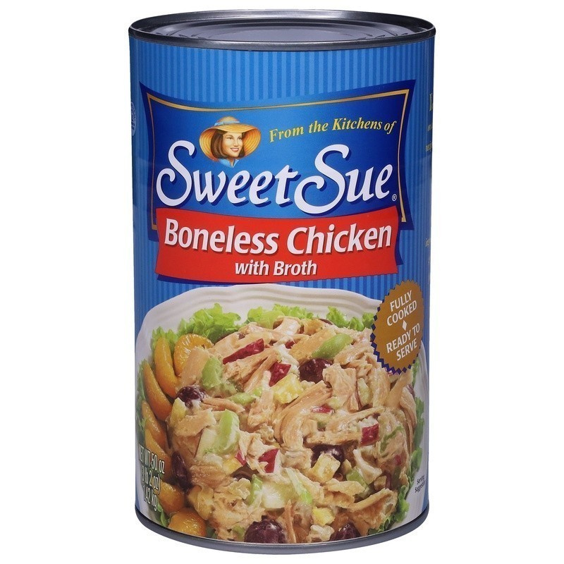 Canned Boneless Chicken Breast 50oz High Protein Ready to Eat Gluten Free New