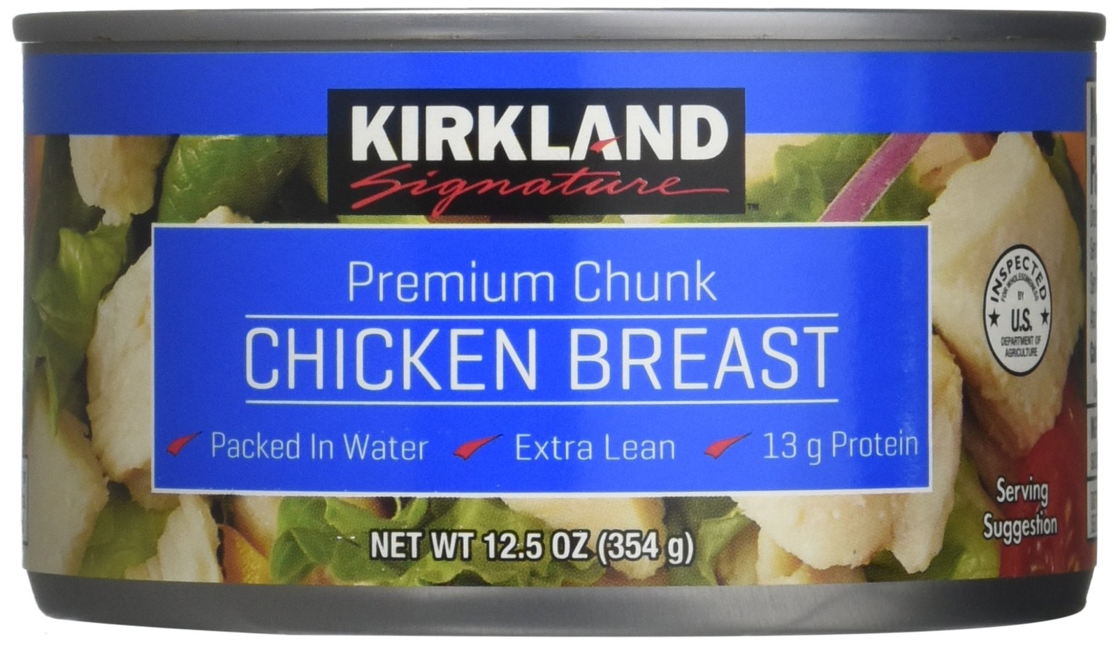 Kirkland Recipes Recettes Premium Chunk Chicken Breast in Water (3 – 12.5oz cans