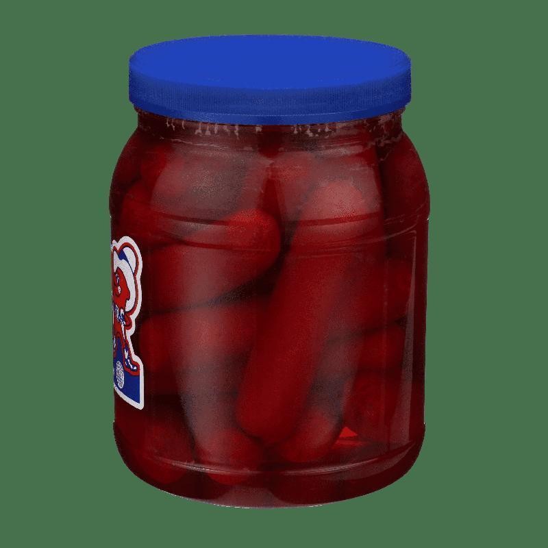 Ready To Eat Pickled Sausage Convenient Resealable Jar Fully Cooked Snack New