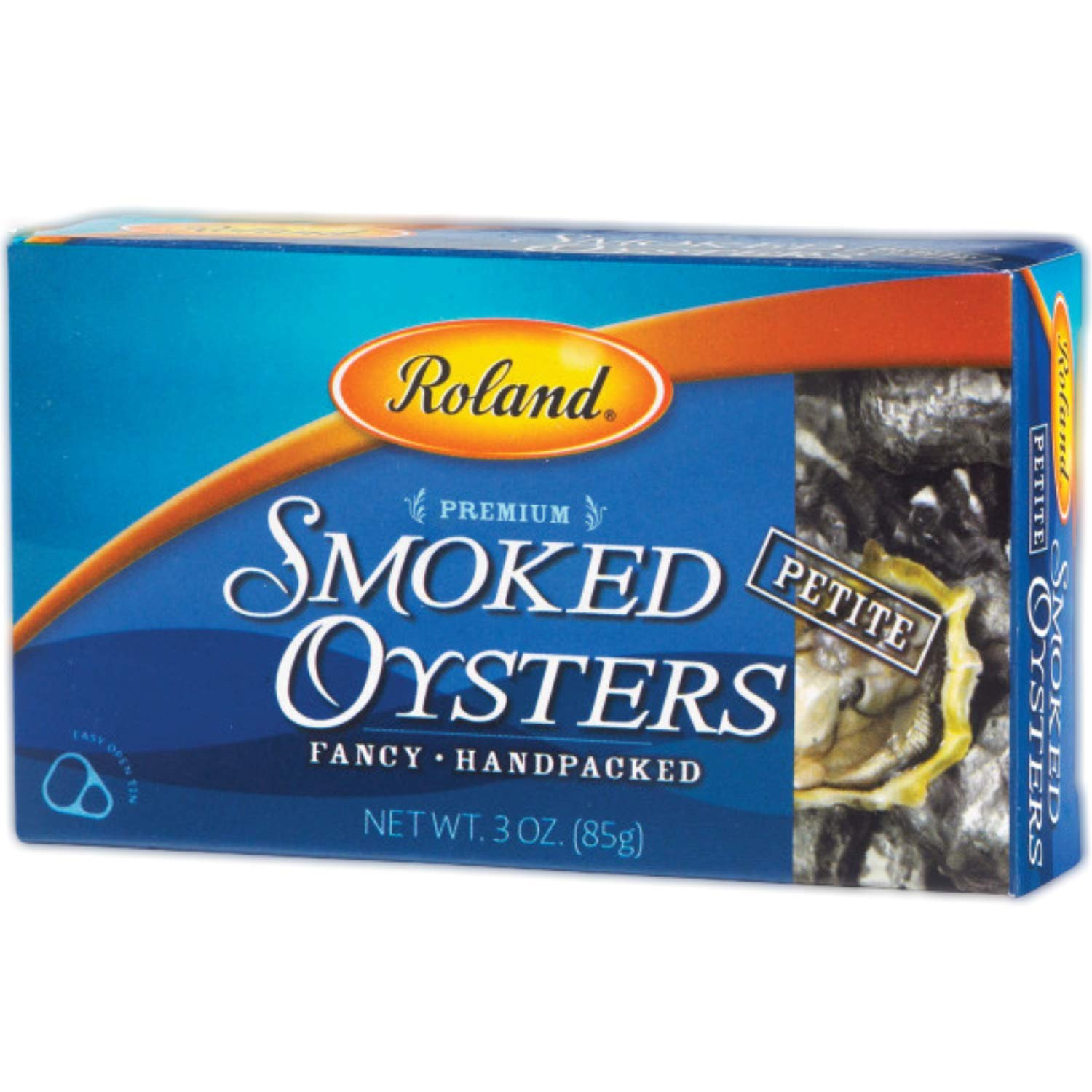 Petite Premium Smoked Oysters in Oil, Wild Caught, 3 Ounce Tin, Pack of 10