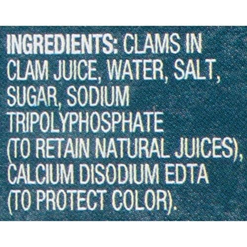 Wild Caught Chopped Clams Canned, 6.5 Ounce (Pack of 12) – 5G Protein per Servin