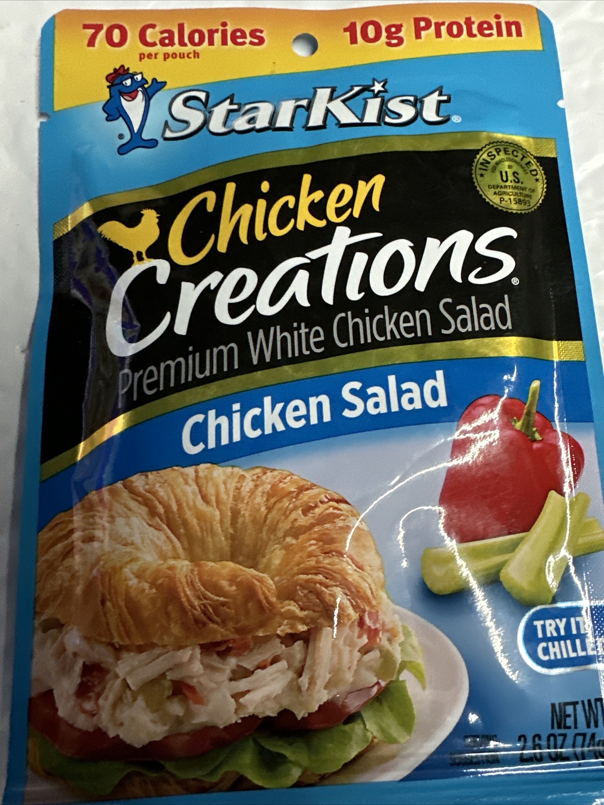NEW (4) StarKist Chicken Creations BOLD Buffalo Style + Variety 2.6 oz Pouch