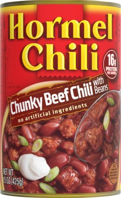 Hearty Chunky Beef Chili with Beans – 15oz (Pack of 6), Gluten-Free Goodness