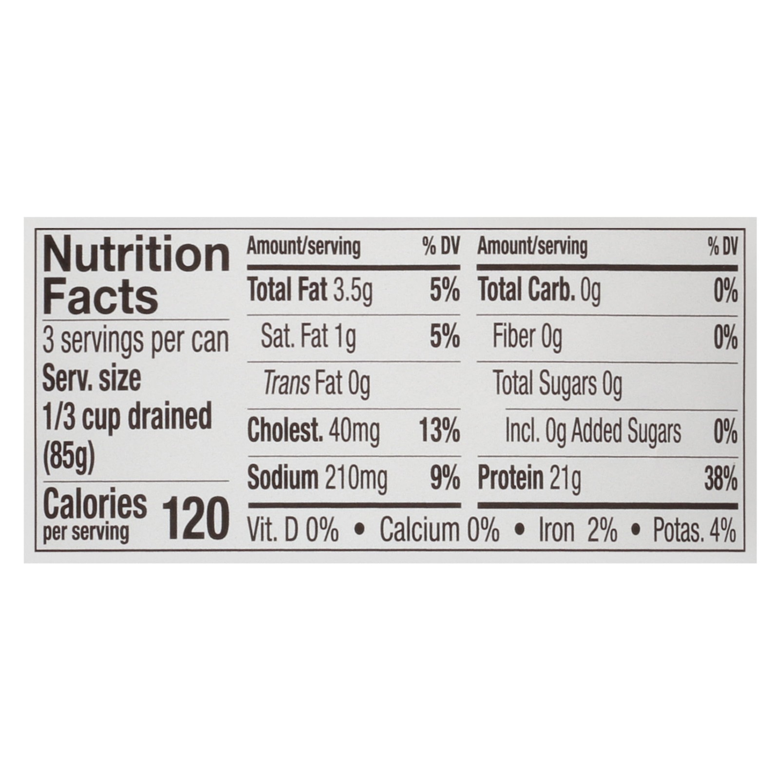 (6 pack) Solid White Albacore Tuna in Oil, 21g Protein per Serving, 12 oz