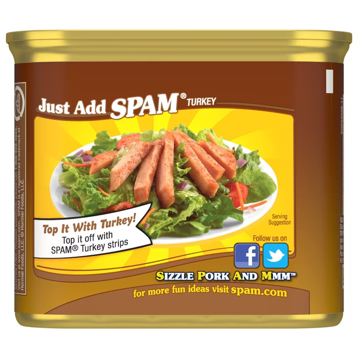 (3 pack) SPAM Oven Roasted Turkey, 12 oz Can Fast Delivery