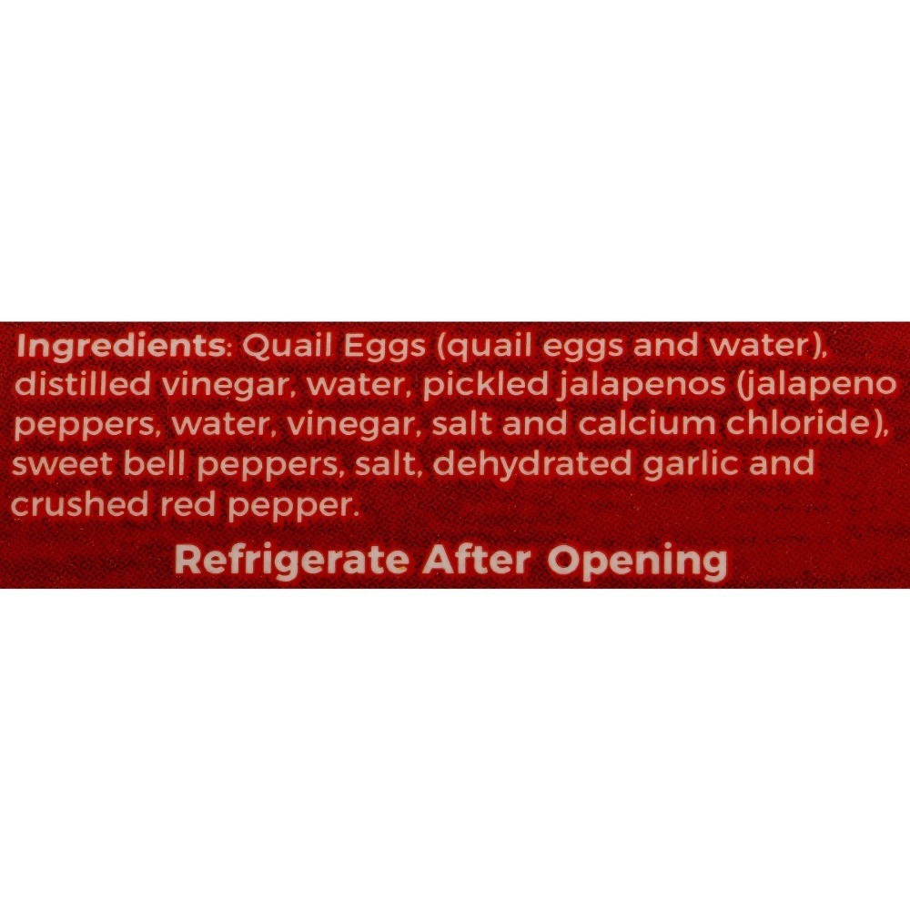 7 Farms Pickled Jalapeno Quail Eggs