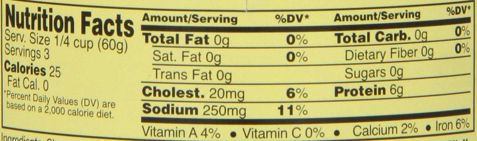 Minced Clams, 6.5 Ounce Cans (Pack of 24)