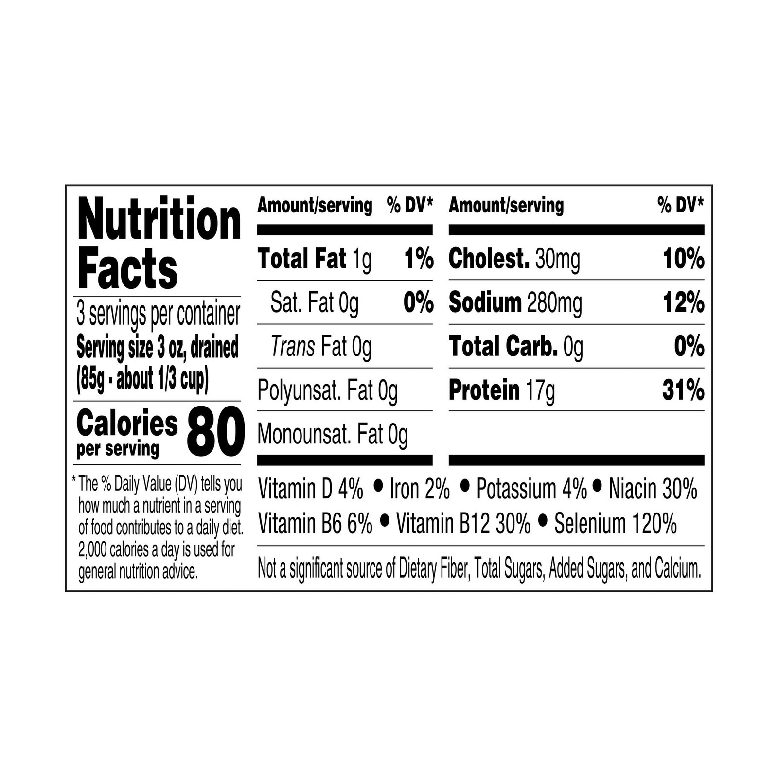 Chunk White Albacore Tuna in Water, 12 Oz, Pack of 12
