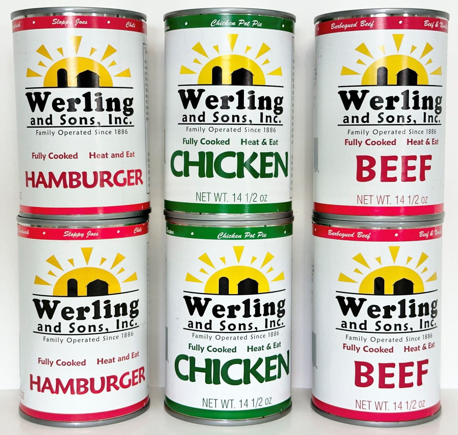 All Natural Meat Variety Pack – 14.5 oz Canned Meat Long Term Shelf Life