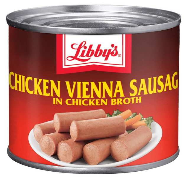 Libbys Chicken Vienna Sausage in Chicken Broth 4.6oz Cans Pack of 6