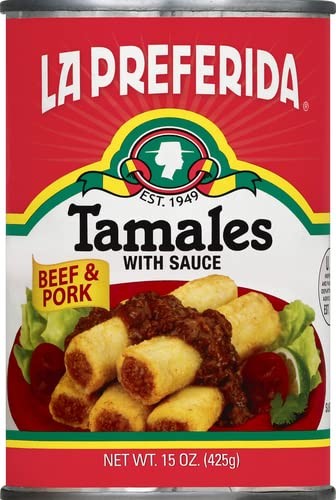 Tamales Beef & Pork, 15 Ounce (pack 3)