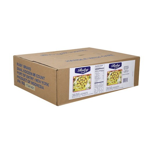 Savor Imports Large Escargot Snails 1.76 Pound 12 Per Case