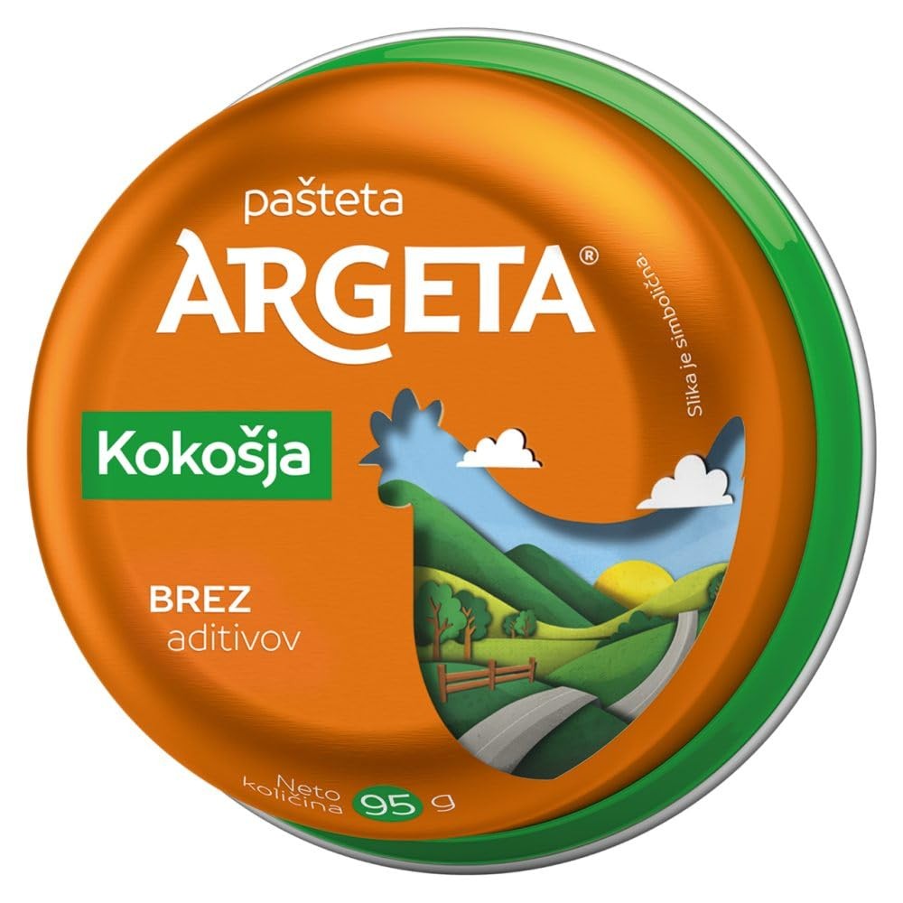 Argeta Chicken Pasteta Pate – Pack Of 4 x 95g