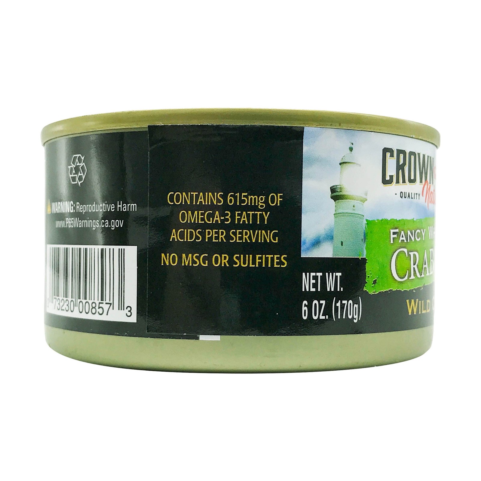 Fancy White Lump Crab Meat, 6 oz