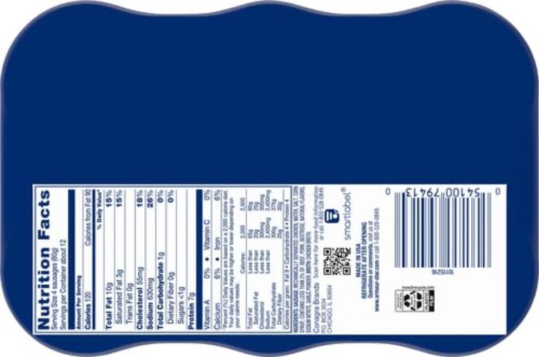 Star Vienna Sausage, 6 Cans of 4.6 oz – Easy Gluten Free Protein Snack
