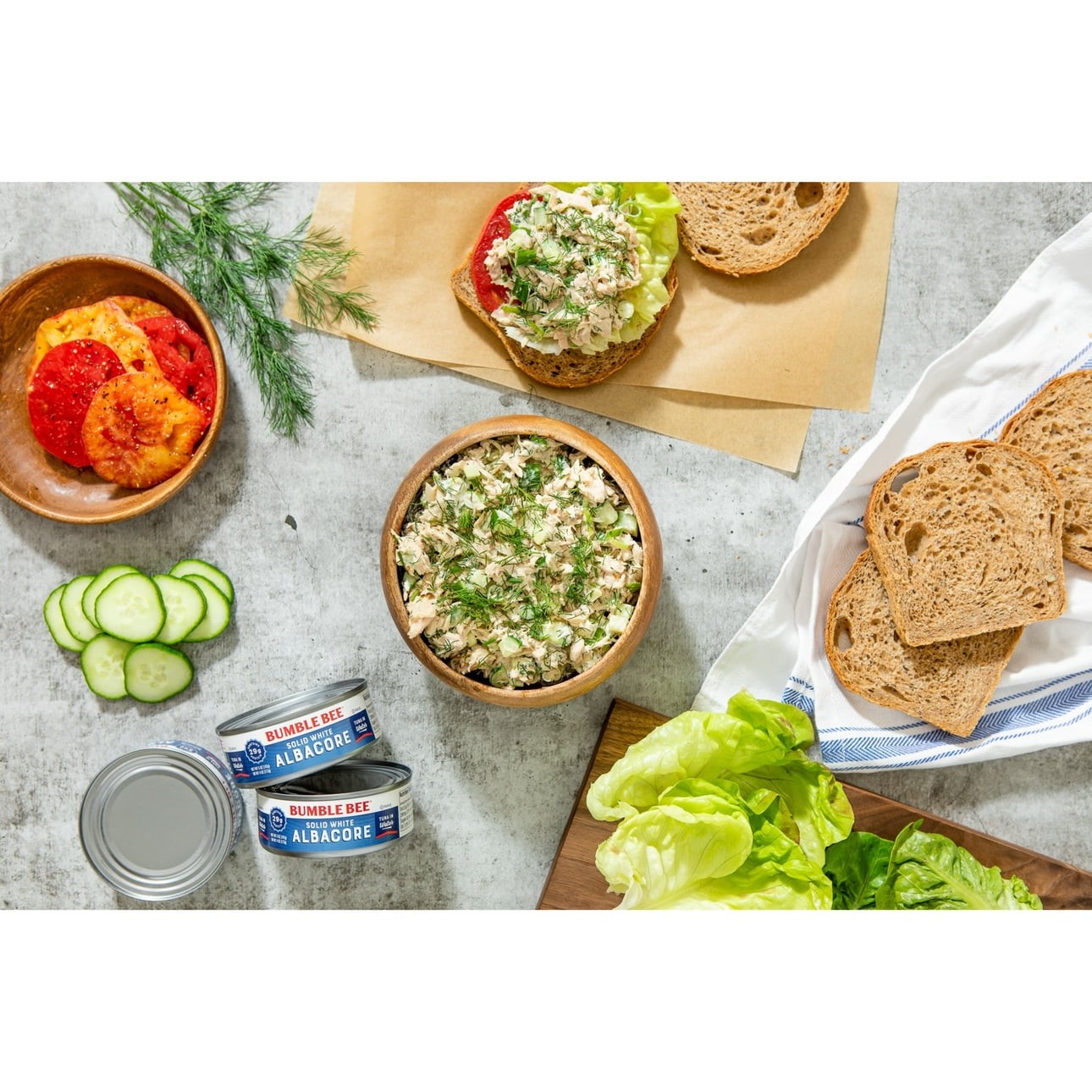 (6 pack) Solid White Albacore Tuna in Oil, 21g Protein per Serving, 12 oz