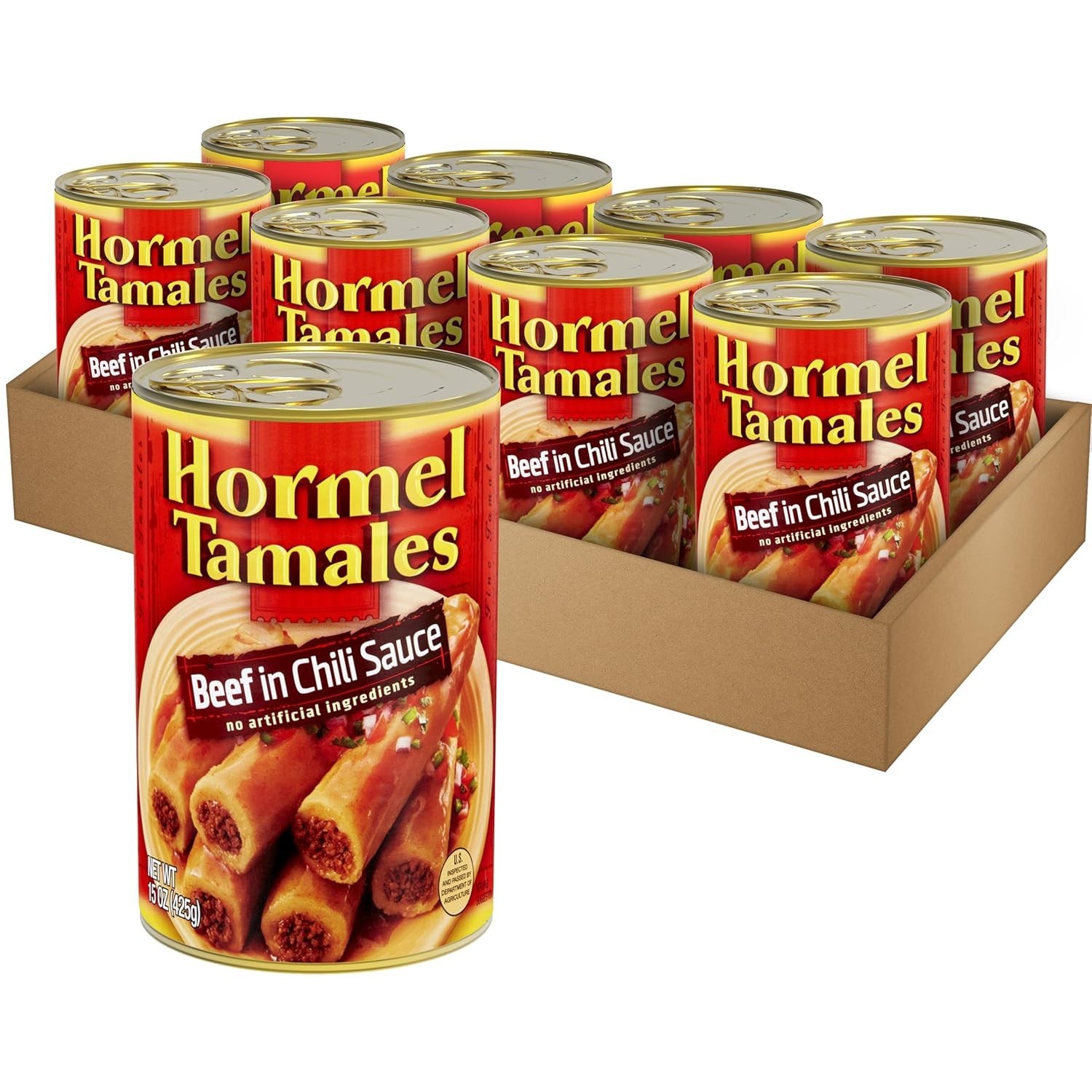 Beef Tamales 15 Oz 8 Pack