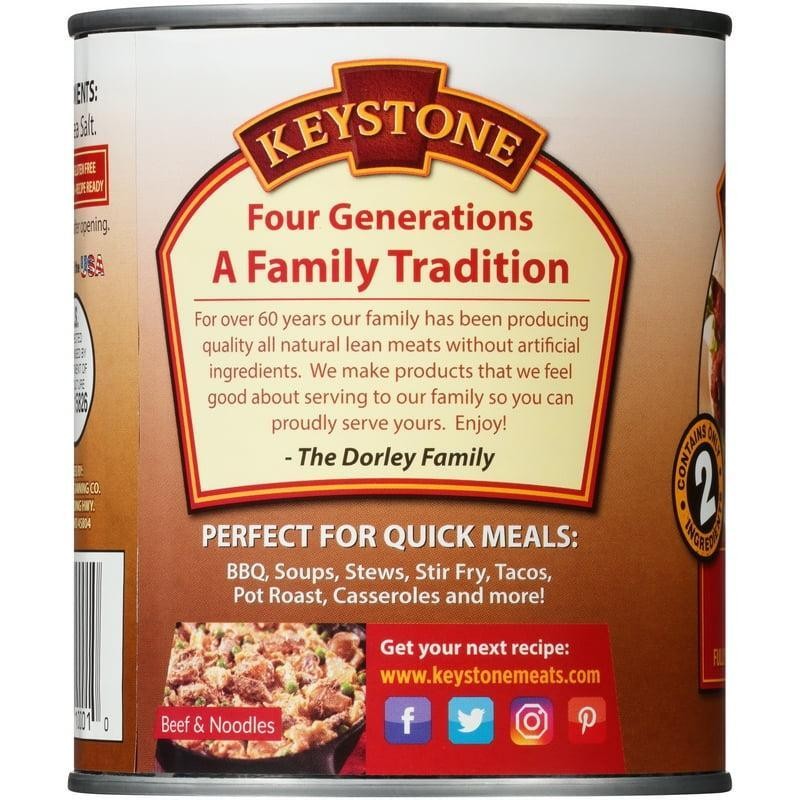 2 Pack All Natural Fully Cooked Beef Canned Meats High Protein Sea Salt No Water