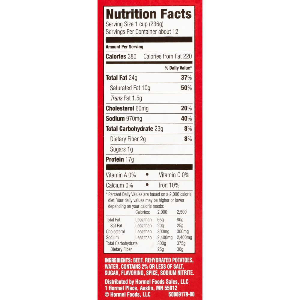 Hormel Mary Kitchen Corned Beef Hash, 14 oz., 6 pk. Fully cooked, FREE SHIPPING