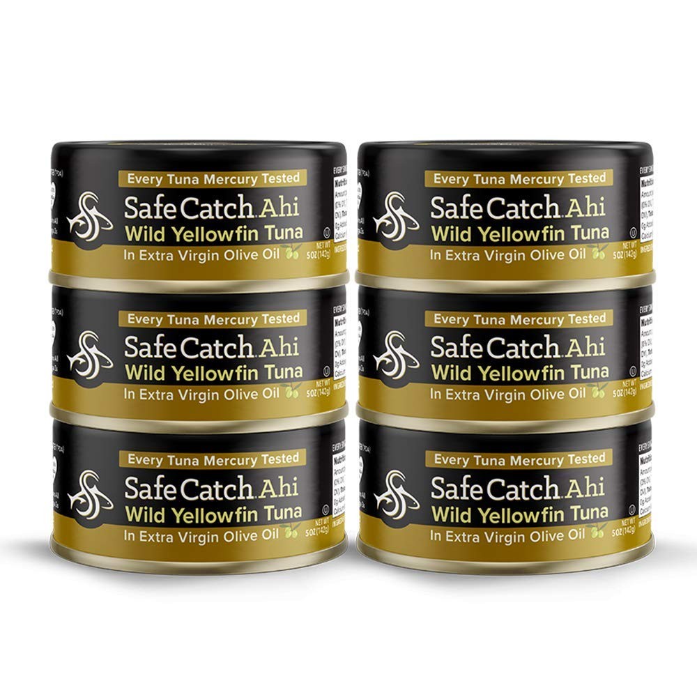 Safe Catch Wild Ahi Yellowfin Tuna Fish Canned, Wild Caught, Lowest Mercury, …
