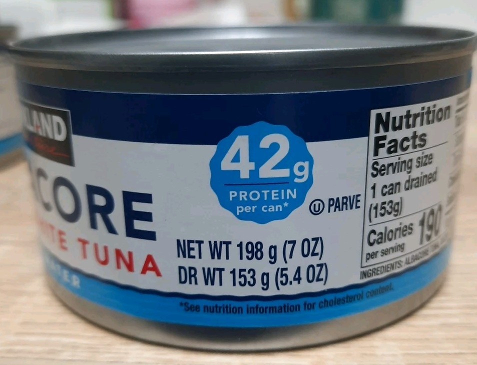 4 Cans Of Kirkland Solid White Albacore Tuna in Water 7 oz Can FREE SHIPPING