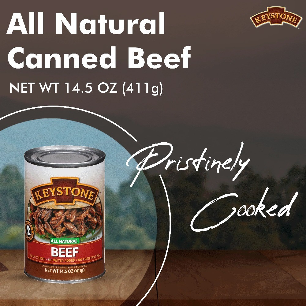 Premium All Natural Canned Beef in Juices 14.5 oz Net Weight