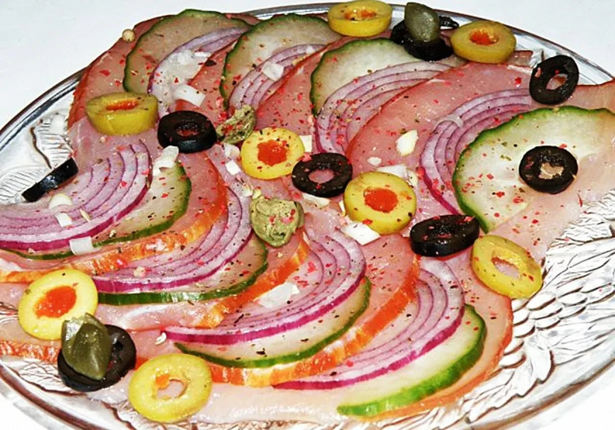 Carpaccio Homemade Smoked Pork LOX 16 OZ =1lb 1 Pack =$24, READY TO EAT