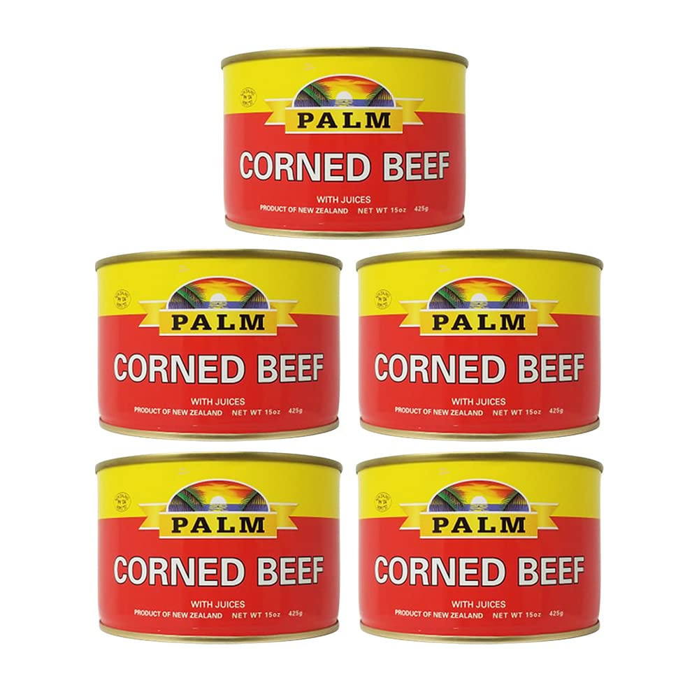 Palm Corned Beef with Juices 15Oz (5 Pack)