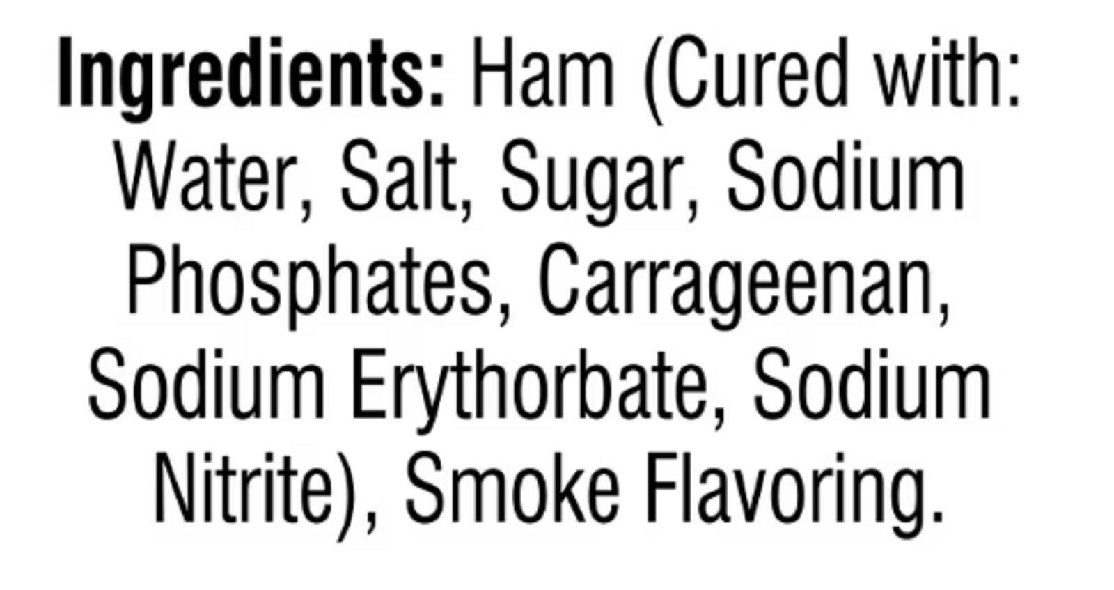 (4 pack)Bristol Brewing Company Brand Smoke Flavor Cooked Ham,High Protein, 16oz
