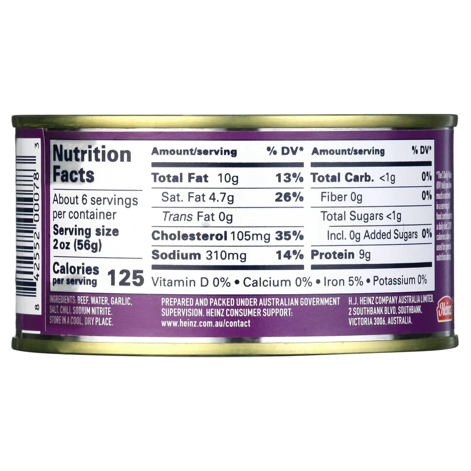 Canned Corned Beef With Chili And Garlic Flavor 11.5 oz….