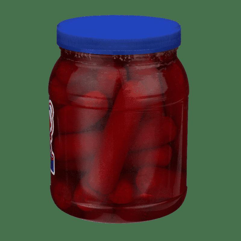 Ready To Eat Pickled Sausage 32oz Jar Convenient Snack Pork Links Shelf Stable