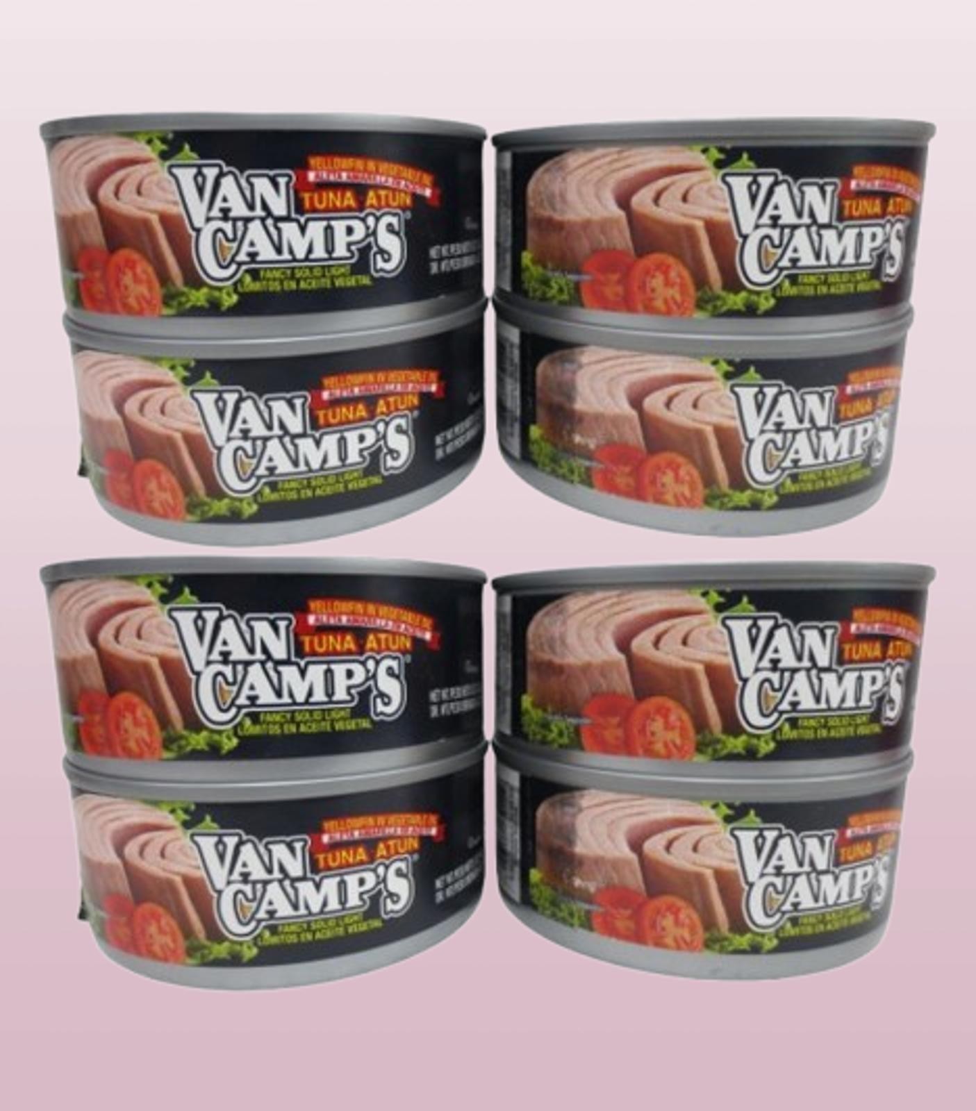 VAN CAMP’S TUNA YELLOWFIN IN VEGETABLE OIL FANCY SOLID LIGHT 5 OZ EXP: 2028 8PCS
