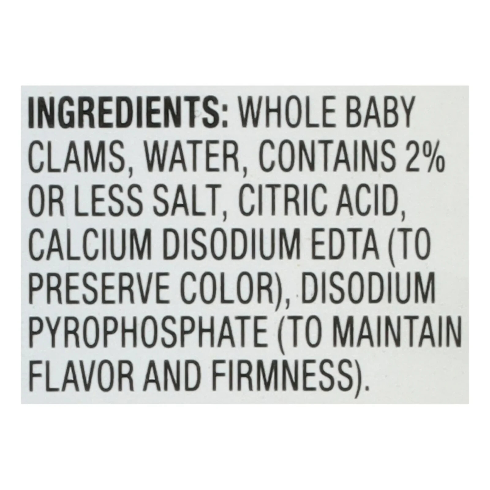 Bumble Bee Whole Baby Canned Clams, 10 oz Can – Ready to Eat – 14g Protein