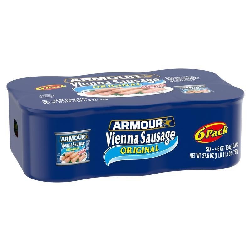 Canned Vienna Sausage Original Flavor Dry 3 Pack Ready to Eat Survival Food New
