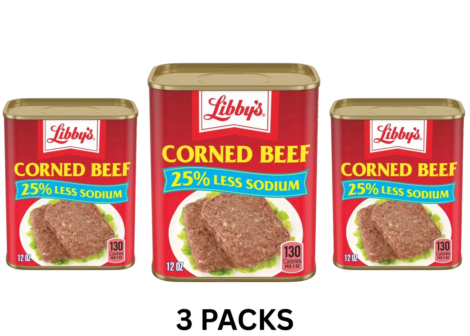 (3 pack) Libby’s Corned Beef, 12 oz Can free shipping
