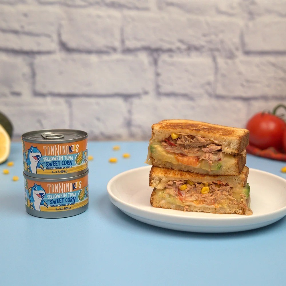 Wild Caught Yellowfin Tuna Chunks with Sweet Corn in Water 3-Pack 3.7 oz Cans