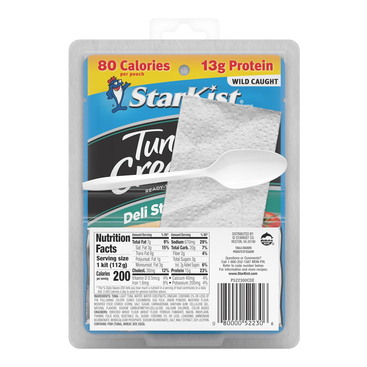 Lunch-To-Go Tuna Creations Deli Style Tuna Salad Pouch, 4.0 Oz Kit, 12
