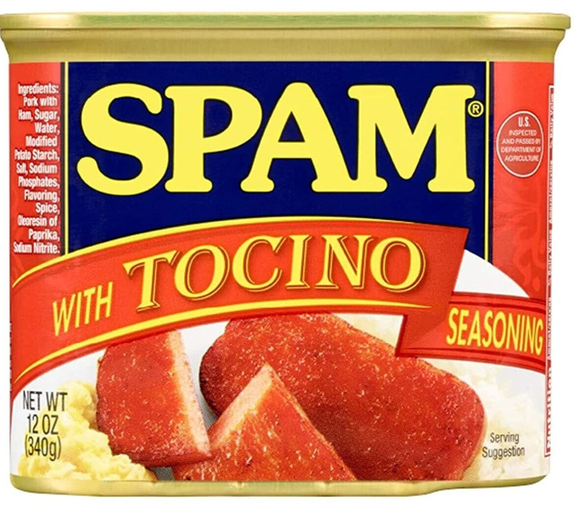Spam with Tocino Seasoning Luncheon Meat 12 oz Exp 4/2027