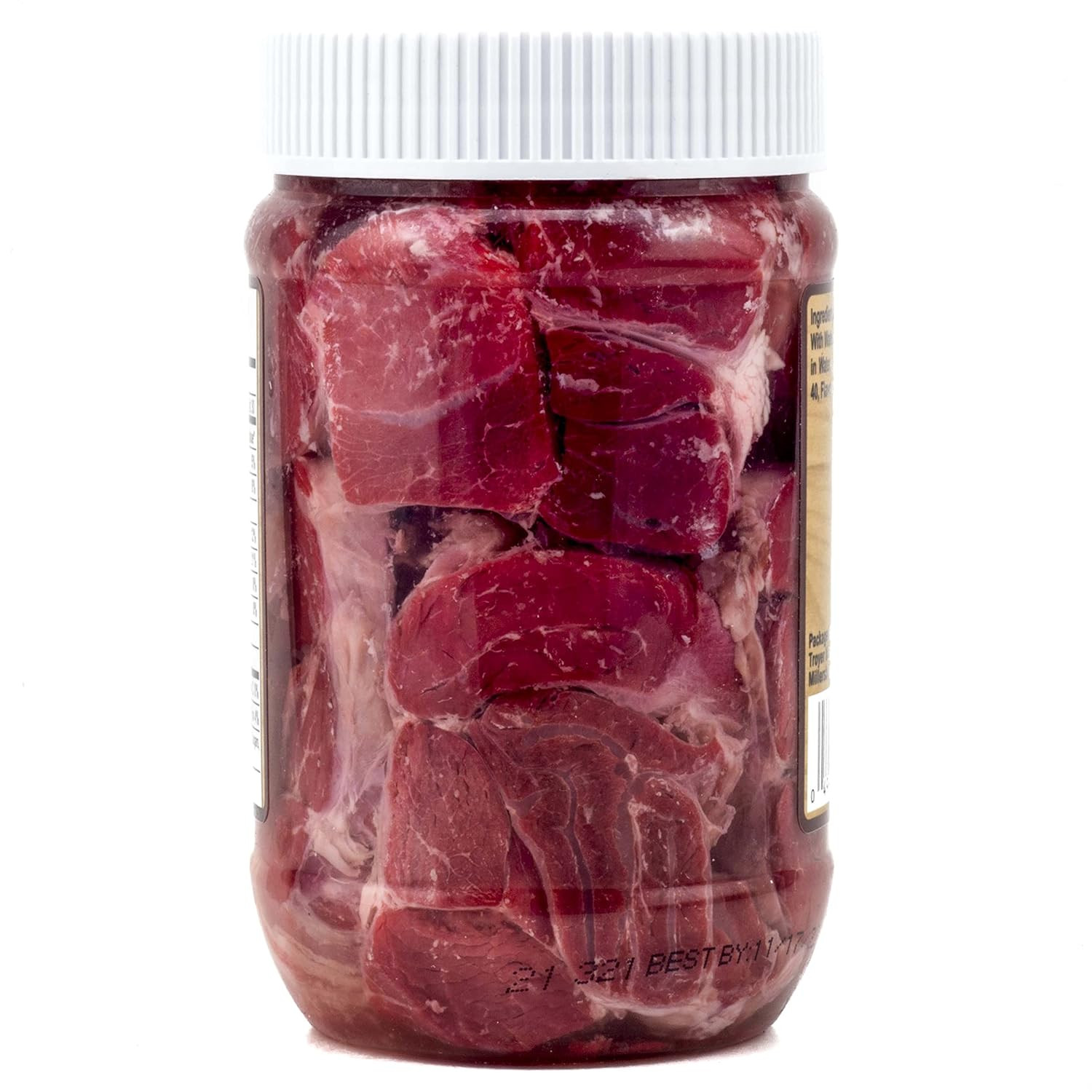 Fully Cooked Boneless USA Made Pickled Cured Pork Hocks, 12 Oz Jar