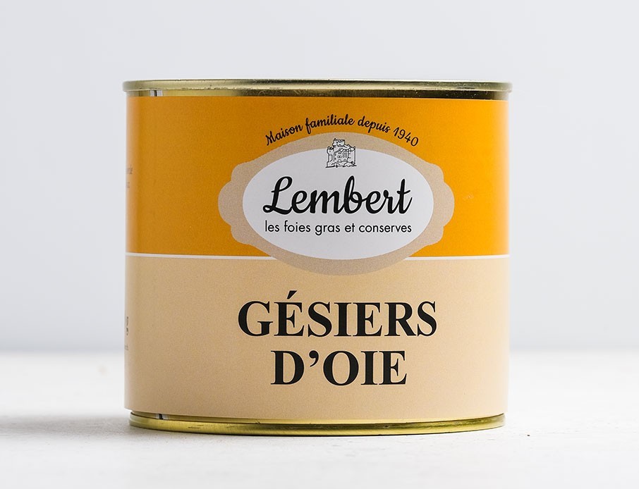 Maison Lembert – Candied Goose Gizzards – 15.87 oz / 450 gr – Tin