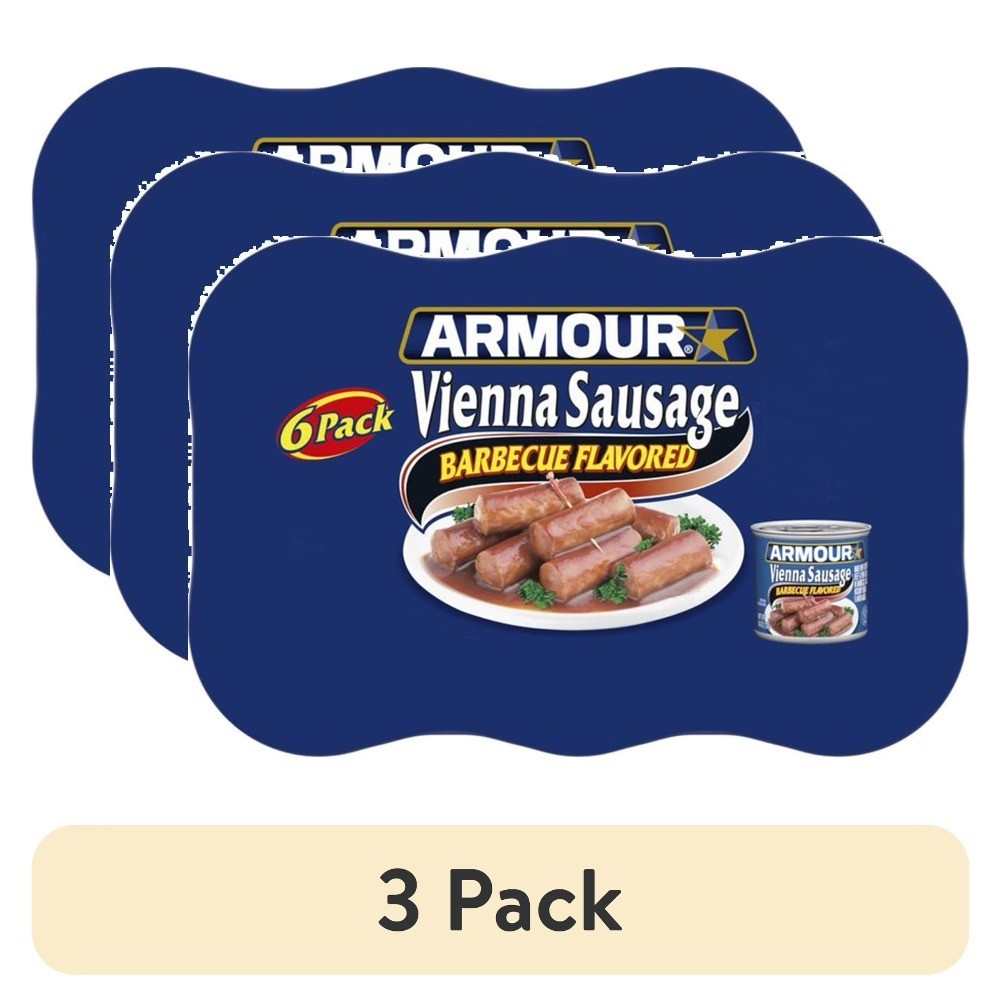 Canned Vienna Sausage in Barbecue Sauce 7g Protein per Serving 4.6 oz Pack of 6