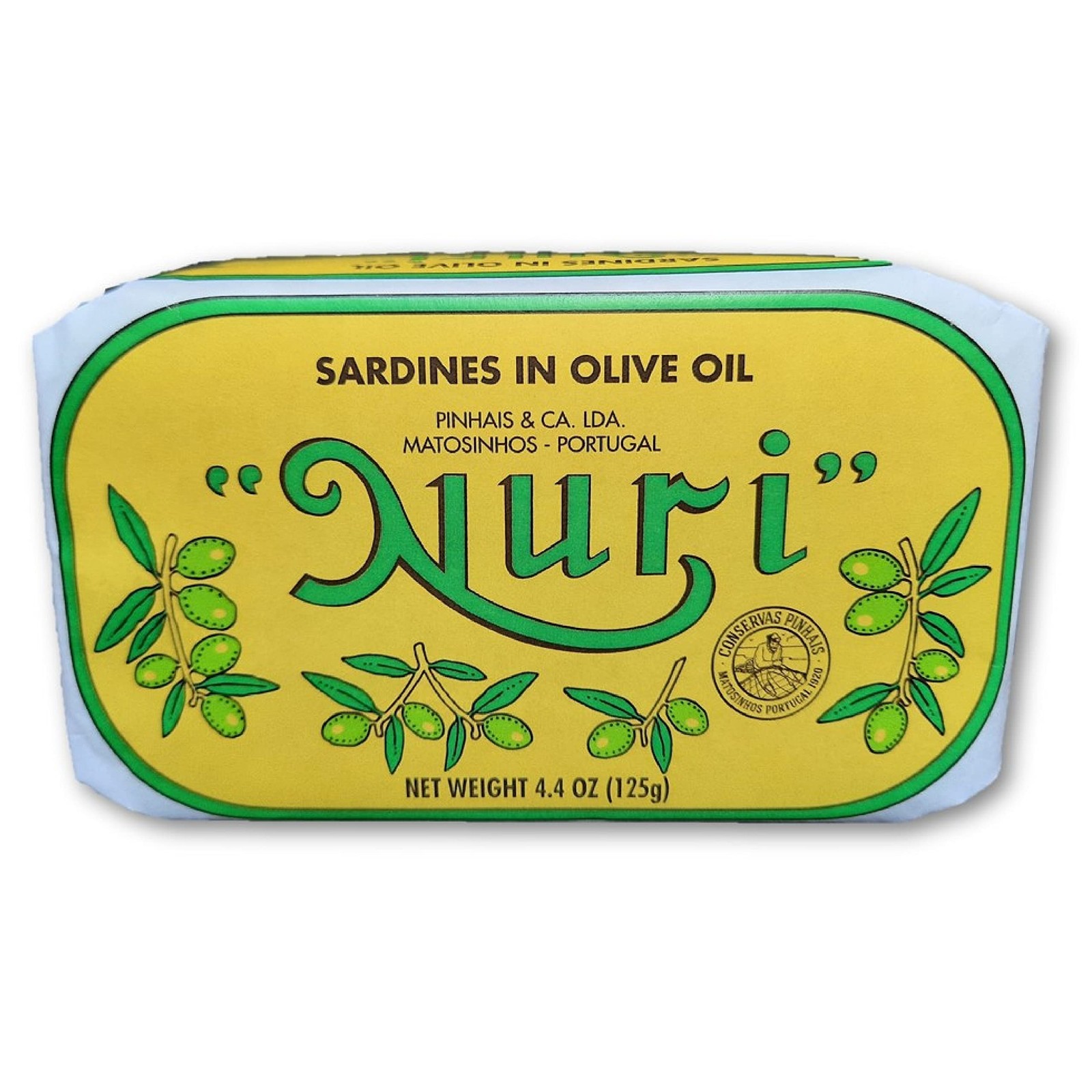 NURI Portuguese Sardines in Olive Oil 2 Pack 4.4 oz cans