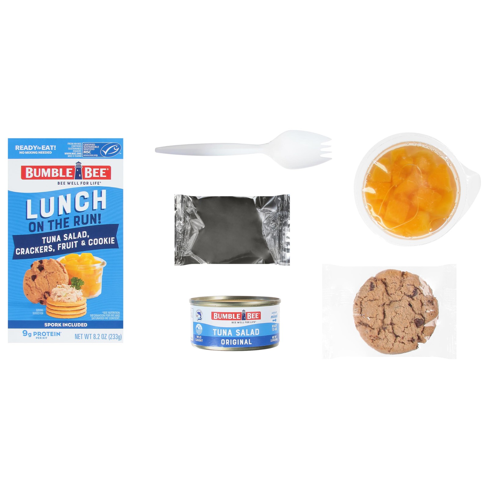 Lunch On The Run Tuna Salad with Crackers Kit, 8.2 oz (Pack of 4) – Ready to …