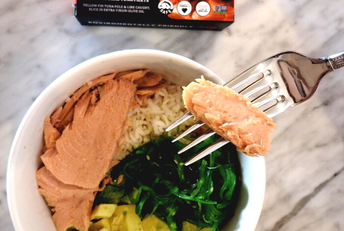 NATURAL CATCH ⭐ 1 CAN TASTER ⭐ Yellowfin Tuna Fish in Olive Oil ⭐ DELICIOUS! ❤
