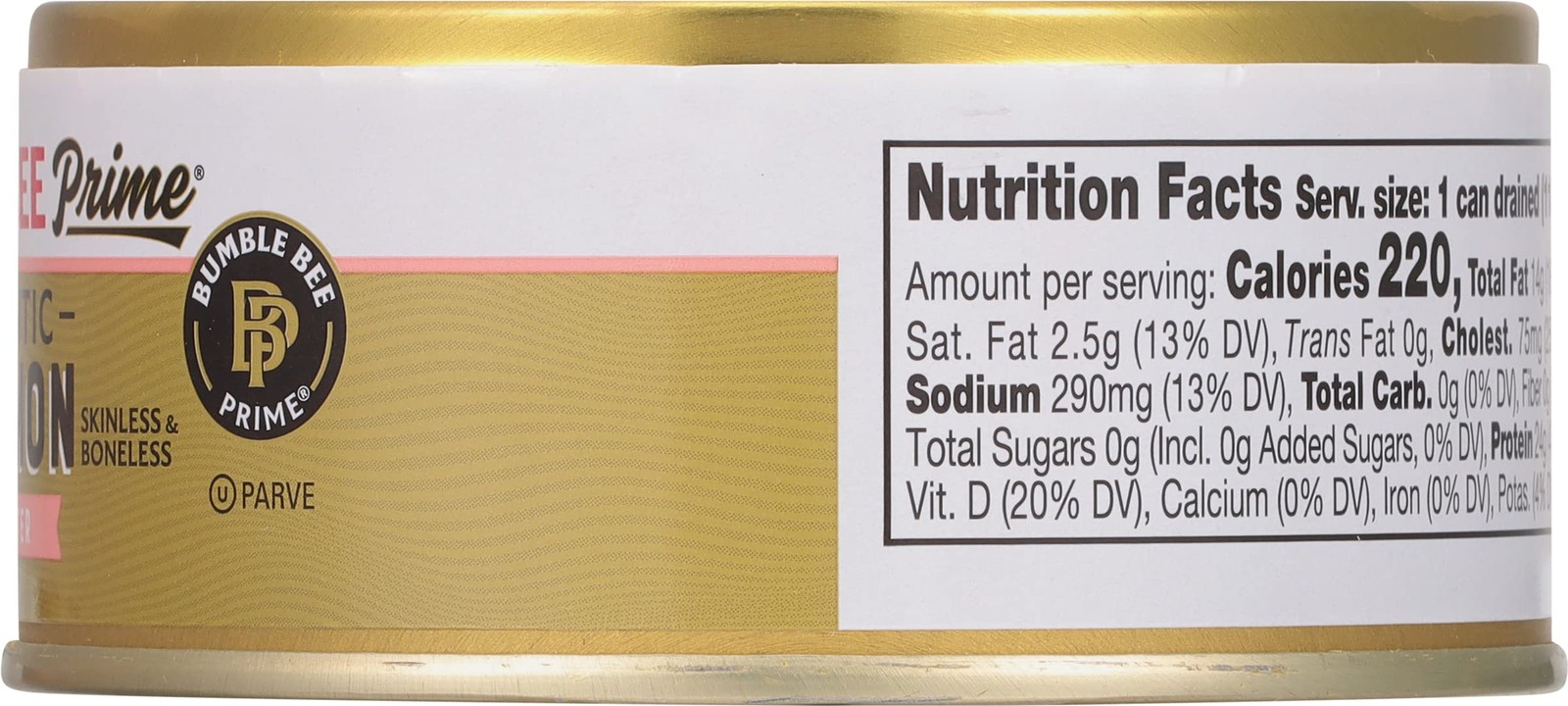 Bumble Bee Prime Atlantic Salmon, 5 oz Cans Pack of 12 – Premium Salmon – 24g…